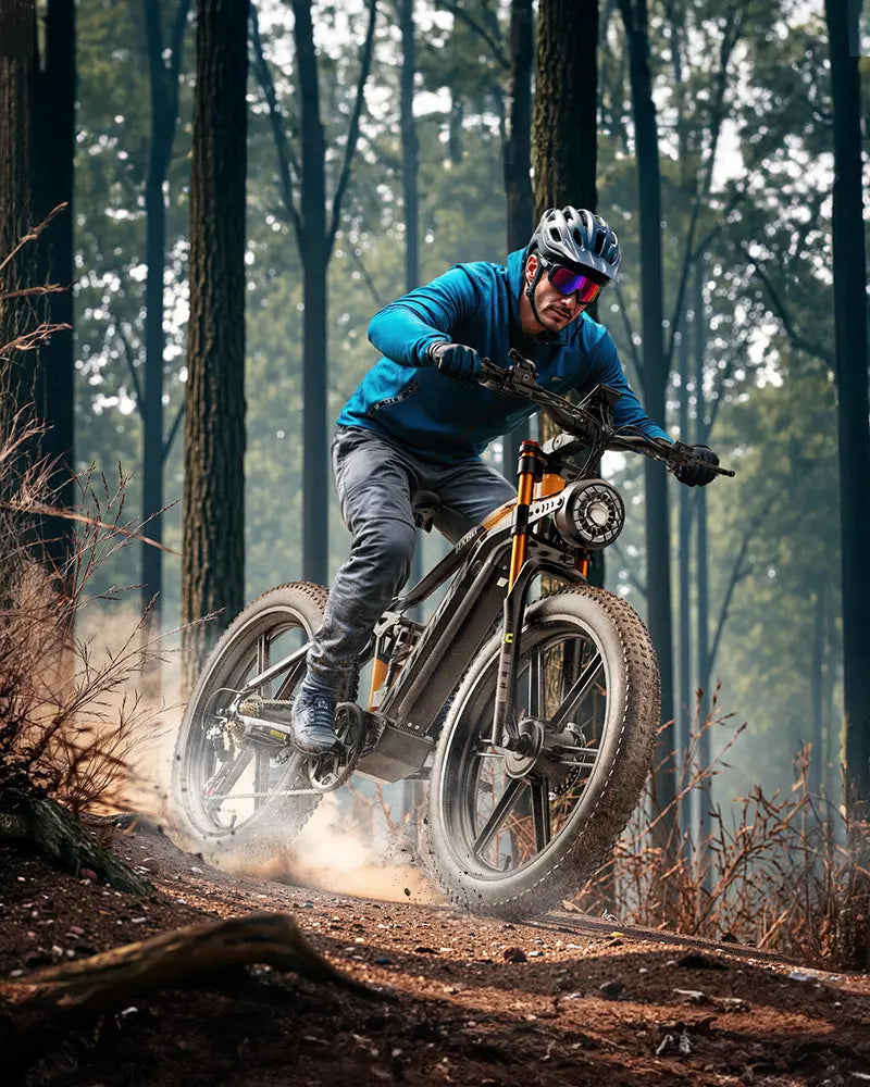 Damson Rx80 OTIDA RX80 Peak 2000W Fat Tire Full Suspension Dual Motor E-bike